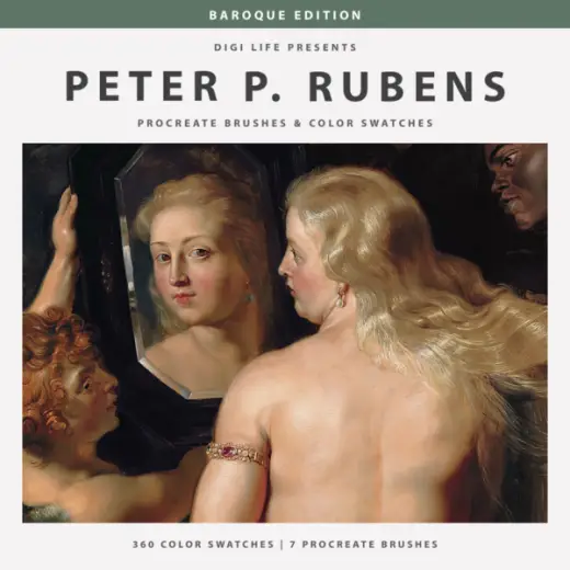 Rubens Procreate Brushes & Color Swatches — Procreate brush