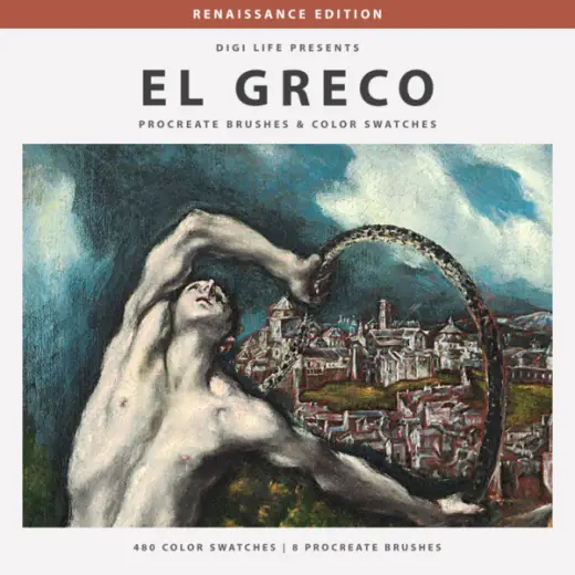 El Greco Procreate Brushes & Color Swatches — Procreate brush