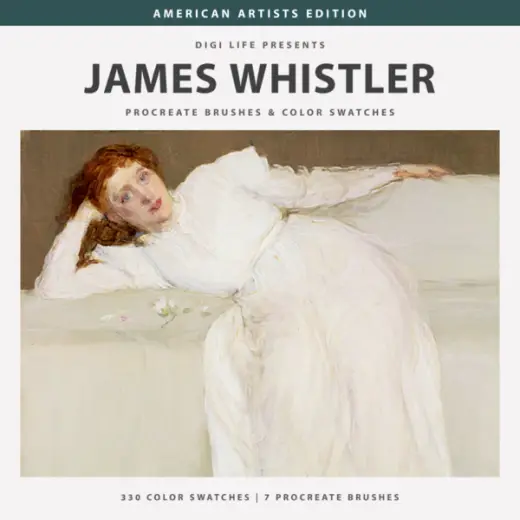 Whistler Procreate Brushes & Color Swatches — Procreate brush