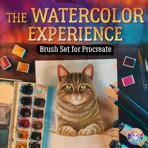 The Watercolor Experience Brush Set for Procreate — Procreate brush