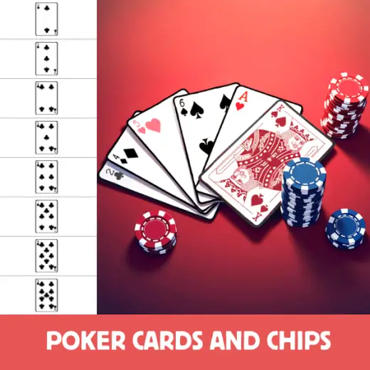 Procreate Brushes: Lucky Deck & Doodle Pack, Full Playing Card Deck, Poker Chips, Dice, Coins & Symbols Stamp Set — Procreate brush