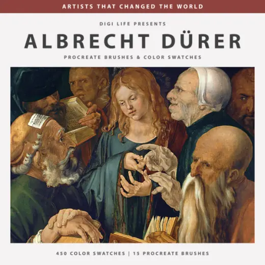 Albrecht Dürer Procreate Brushes & Color Swatches — Procreate brush