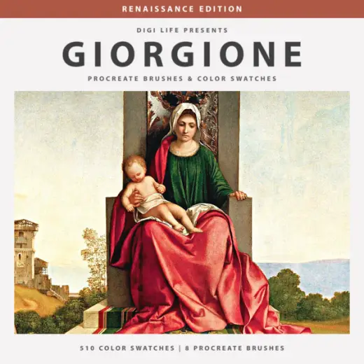 Giorgione Procreate Brushes & Color Swatches — Procreate brush