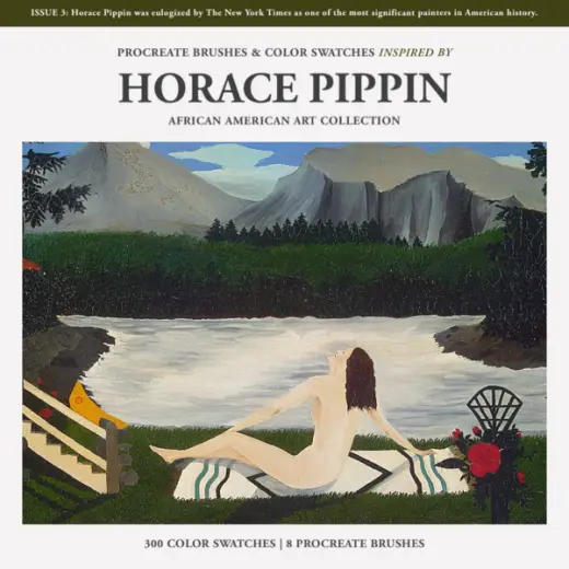 Horace Pippin Procreate Brushes & Color Swatches — Procreate brush