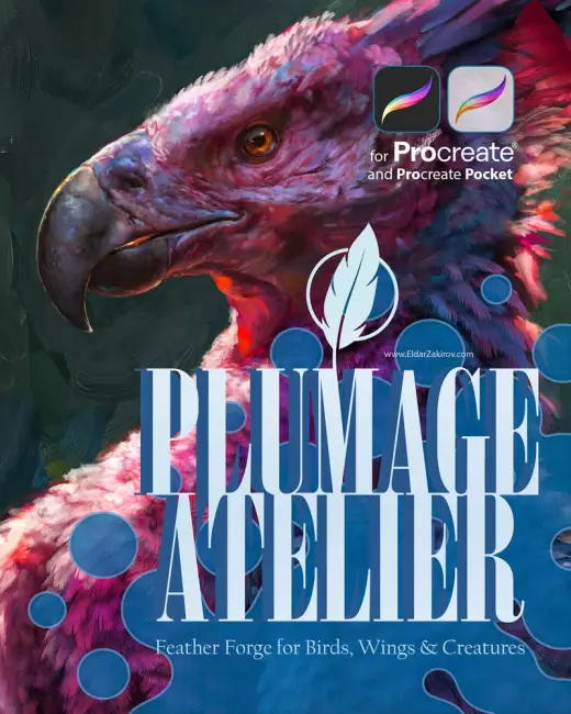 Plumage Atelier for Procreate. Feather brushes — Procreate brush