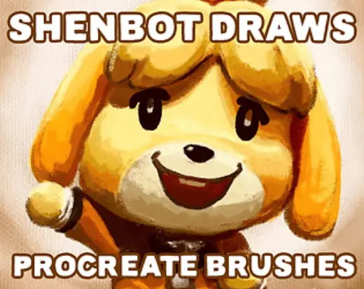 Shenbot Draws Procreate Brushes — Procreate brush