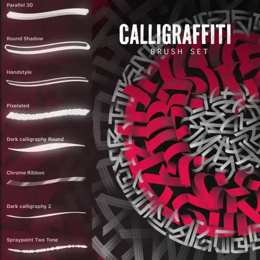 Calligraffiti Brush Set — Procreate brush