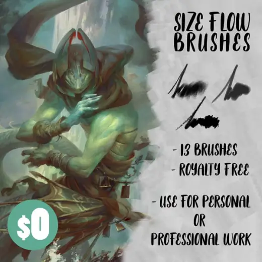 Size Flow Brushes — Photoshop brush