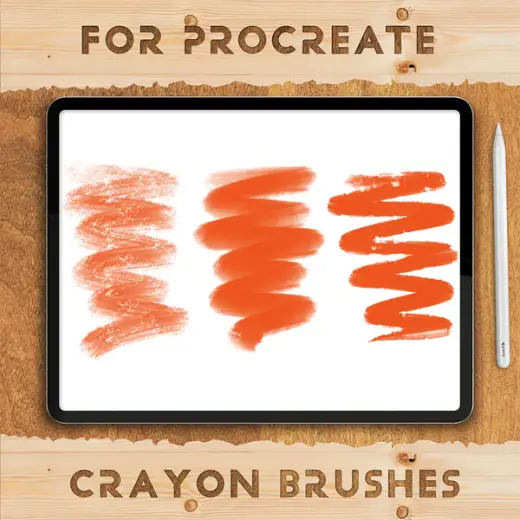 Free Crayon Brushes for Procreate — Procreate brush