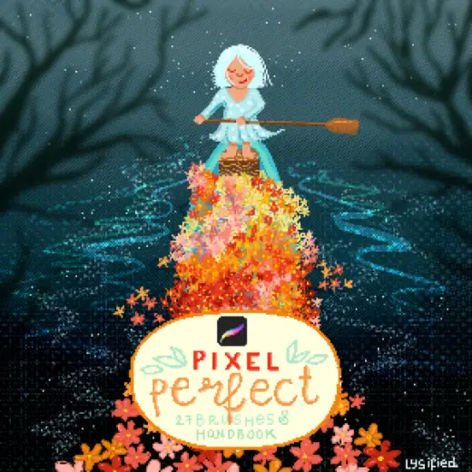 27 Pixel Perfect Procreate brushes — Procreate brush