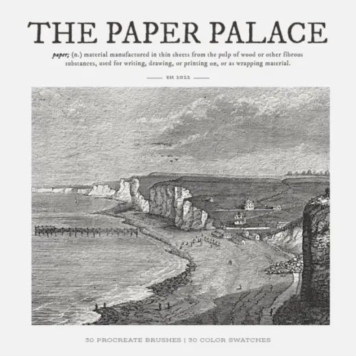 The Paper Palace Procreate Brushes — Procreate brush