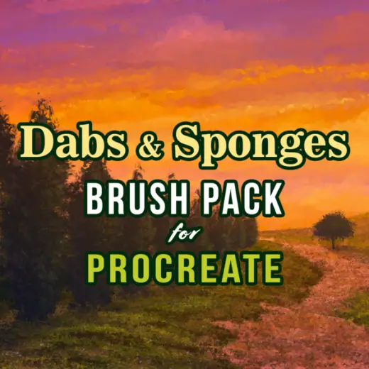Dabs & Sponges - Brush Pack for Procreate (15 Brushes) — Procreate brush